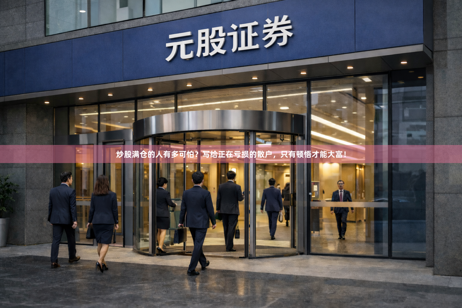 炒股满仓的人有多可怕？写给正在亏损的散户，只有顿悟才能大富！