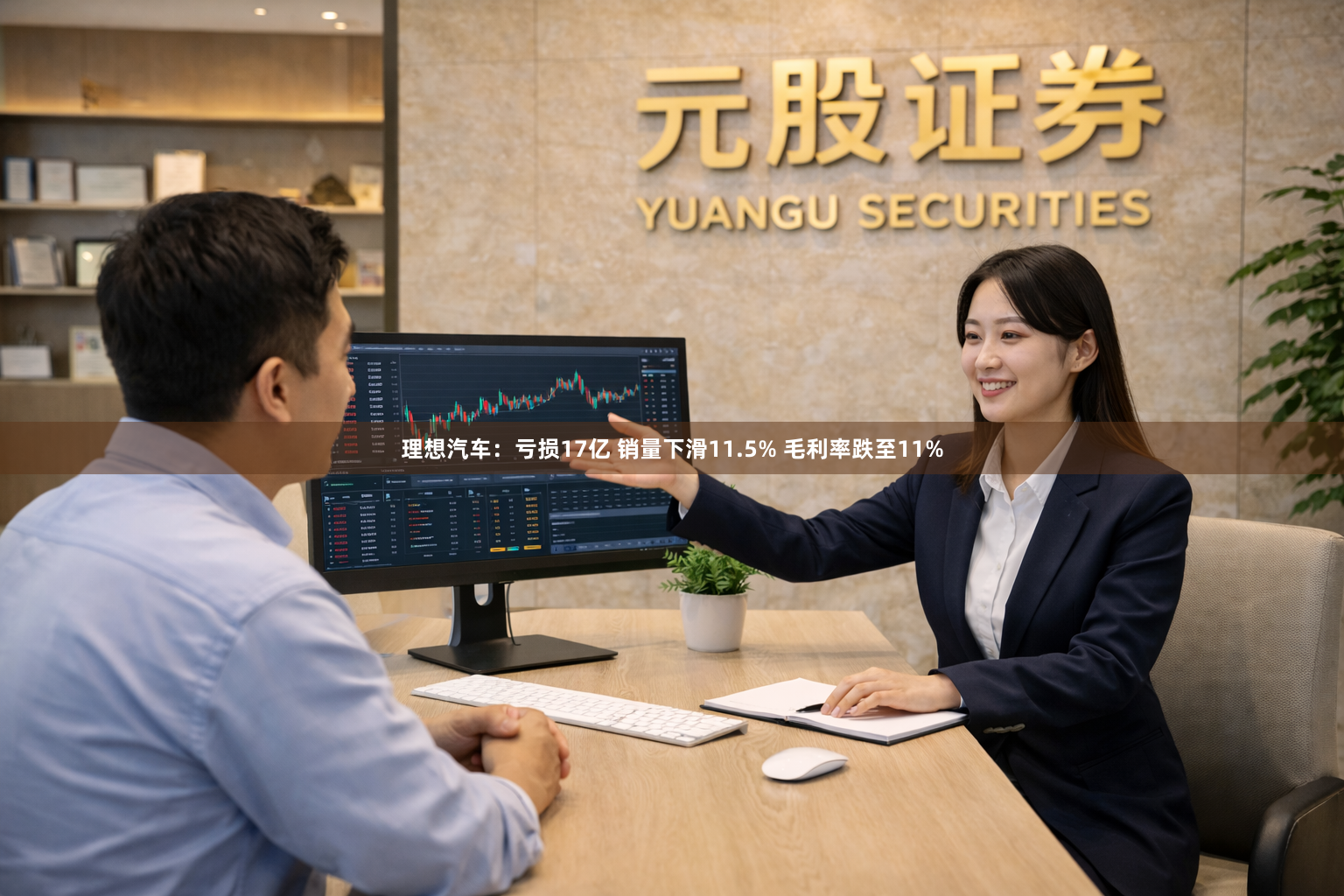 理想汽车：亏损17亿 销量下滑11.5% 毛利率跌至11%